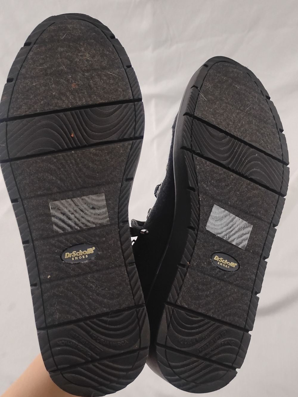 Dr. Scholl's Women's Charcoal Gray Suede Lace-Up Sherpa Ankle Boots Size 6 - Picture 5 of 7